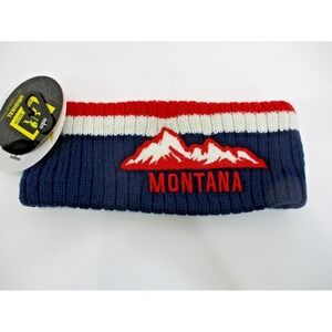 Robin Ruth Original MONTANA headband Ear warmer - NEW Red White Blue